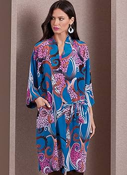 Amazon.com: Vogue Misses' Loose Fit Kimono Jackets V1989, Sizes XS